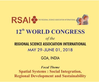 49th Annual Conference of the RSAi and 12th World Congress